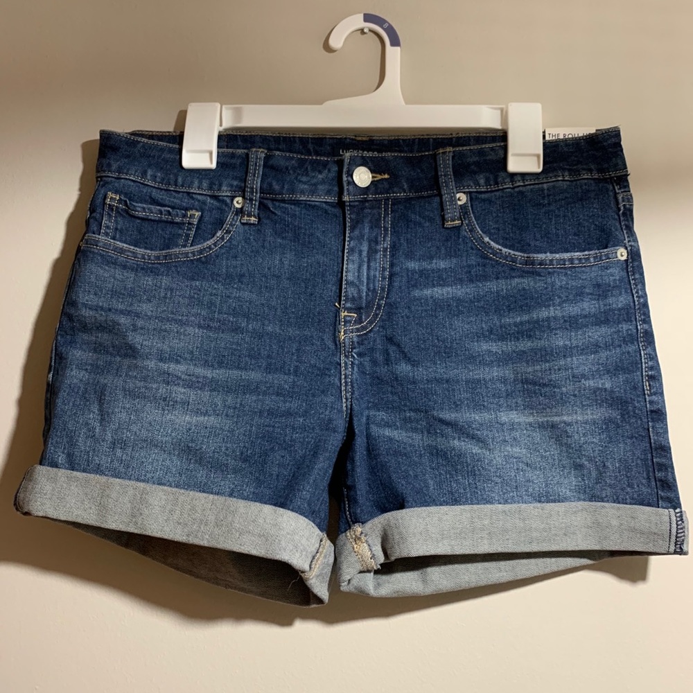 NWT Lucky Brand Roll Up Denim Shorts